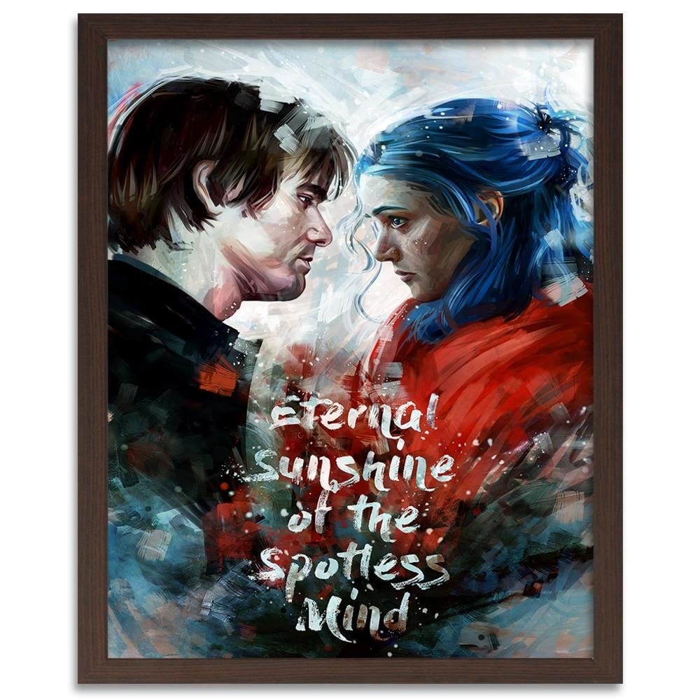Glezna brūnā rāmī - Eternal Sunshine Of The Spotless Mind Home Trends DECO