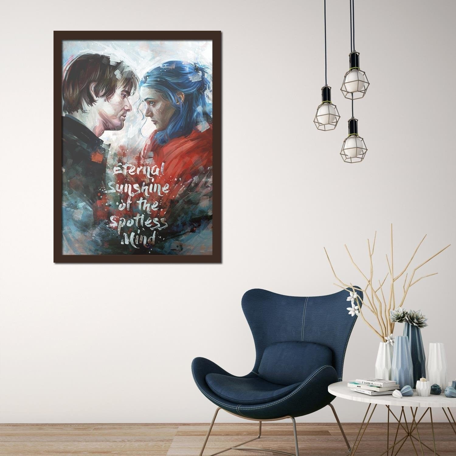 Glezna brūnā rāmī - Eternal Sunshine Of The Spotless Mind Home Trends DECO