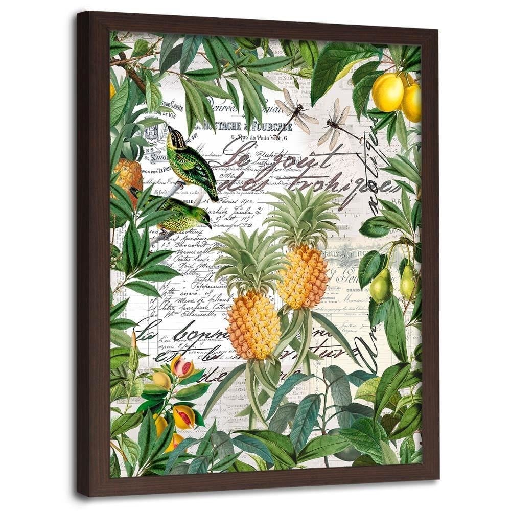 Glezna brūnā rāmī - Exoticism Home Trends DECO
