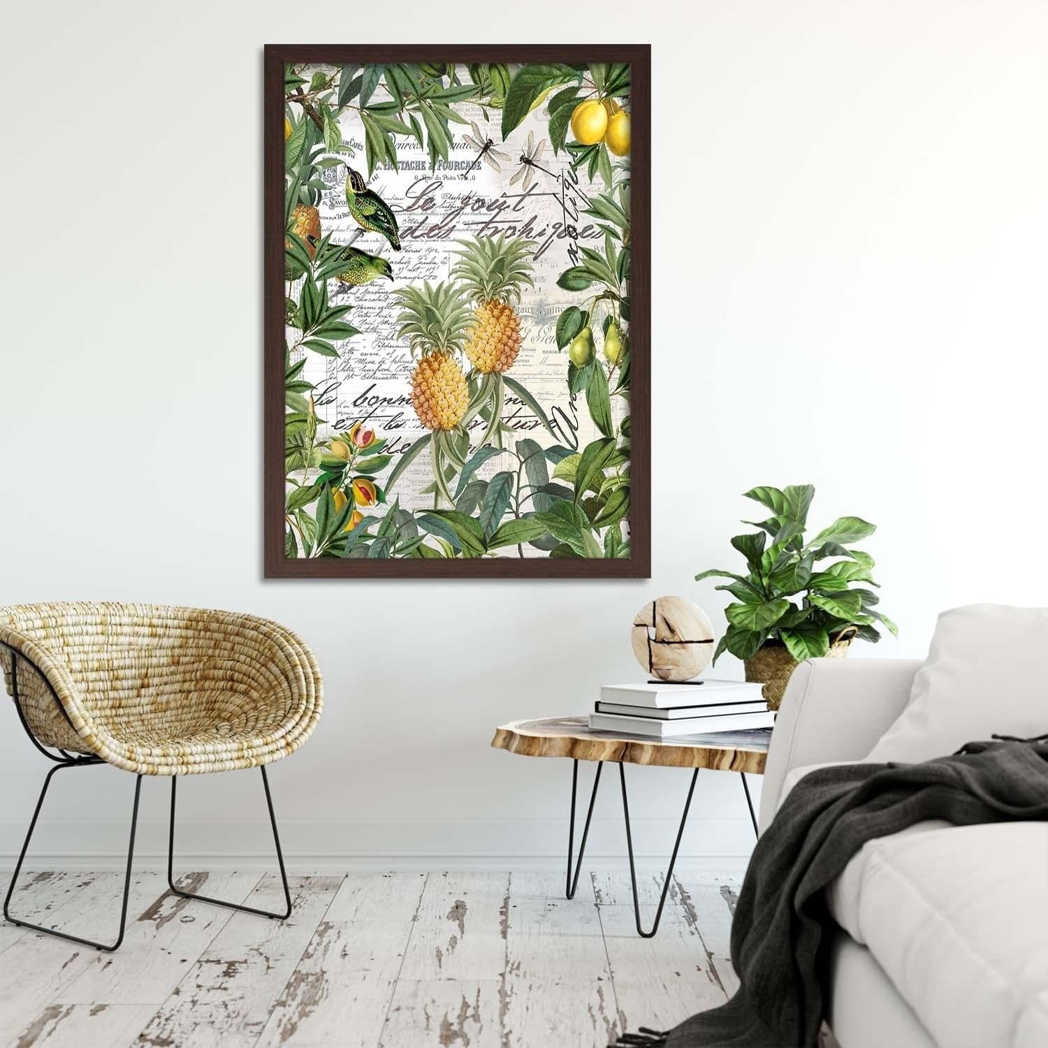 Glezna brūnā rāmī - Exoticism Home Trends DECO