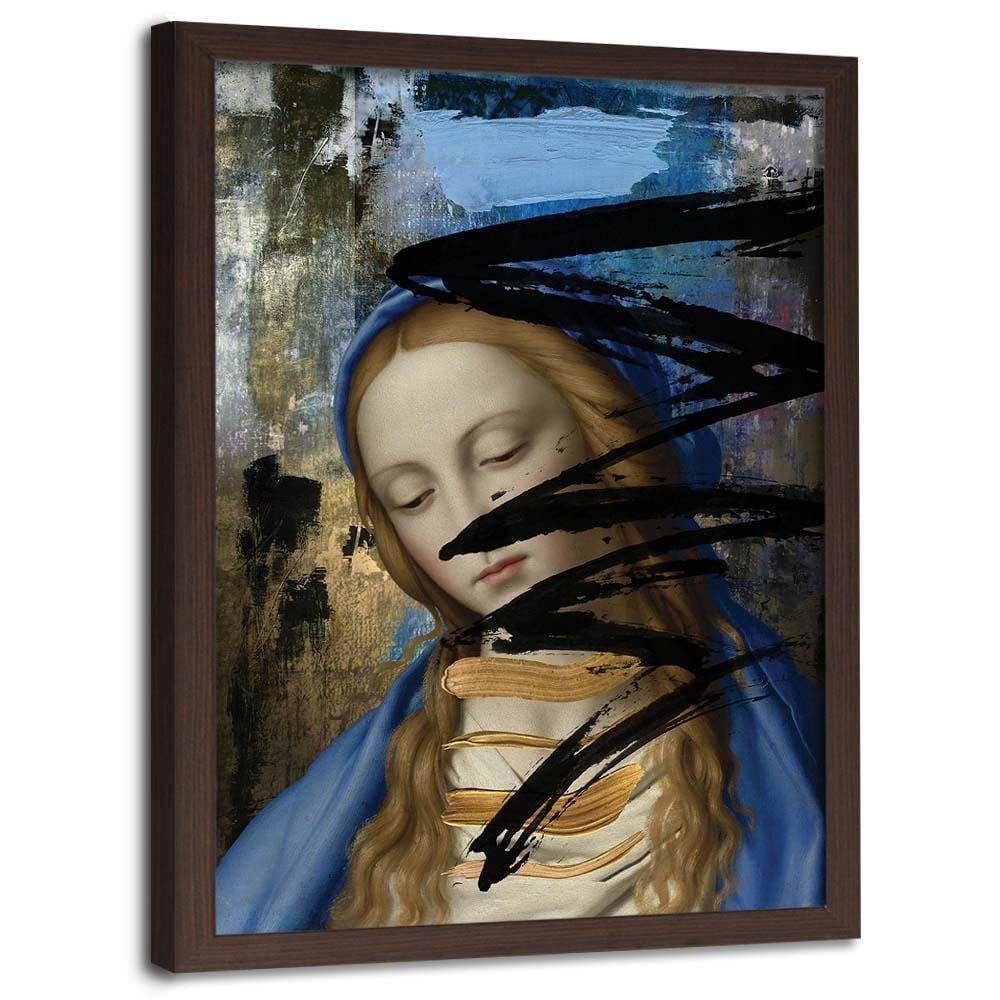 Glezna brūnā rāmī - Expressionism Image Home Trends DECO
