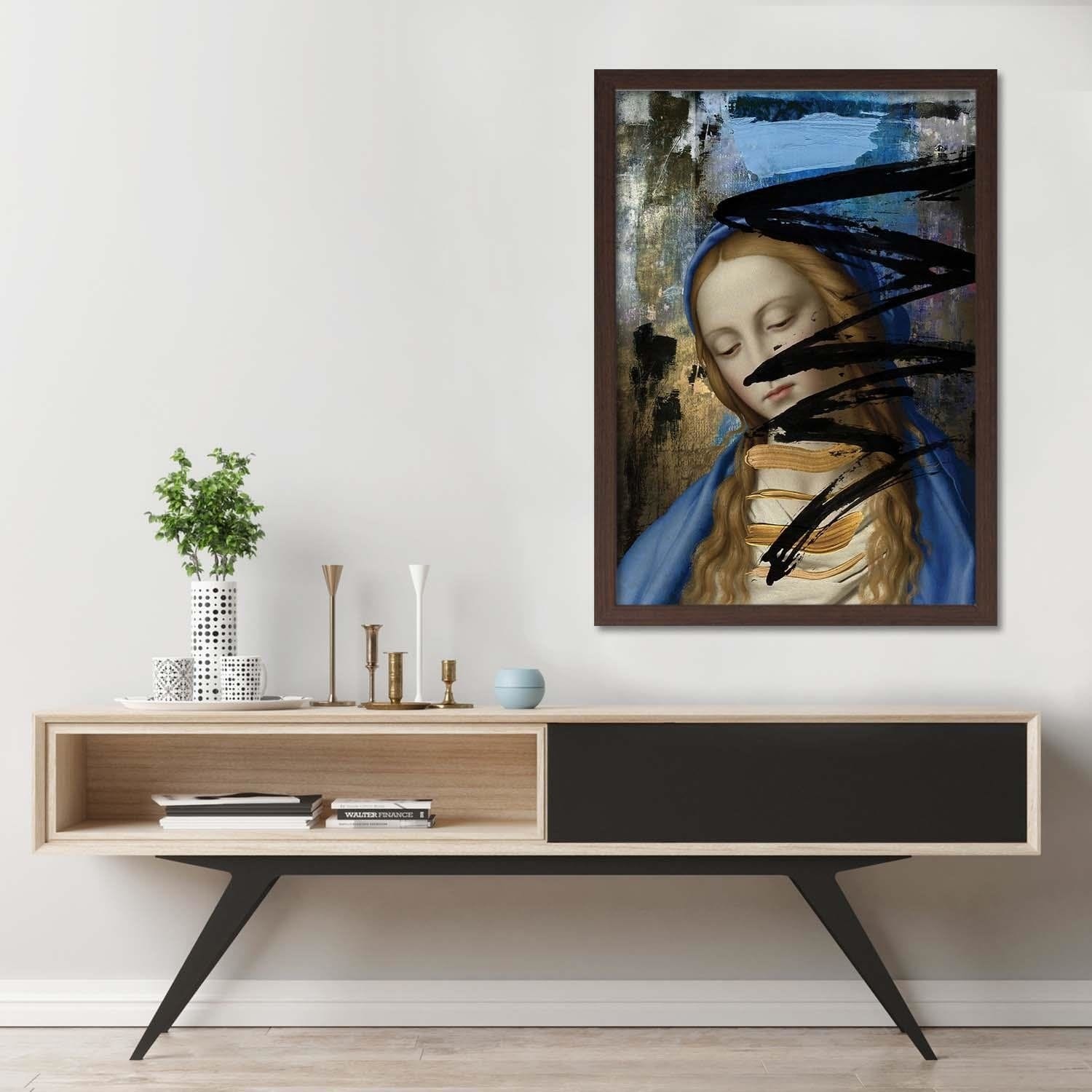 Glezna brūnā rāmī - Expressionism Image Home Trends DECO