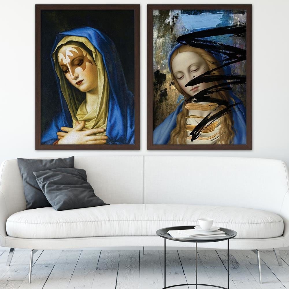 Glezna brūnā rāmī - Expressionism Image Home Trends DECO