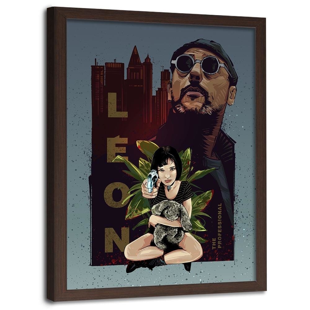 Glezna brūnā rāmī - Famous Movie Home Trends DECO