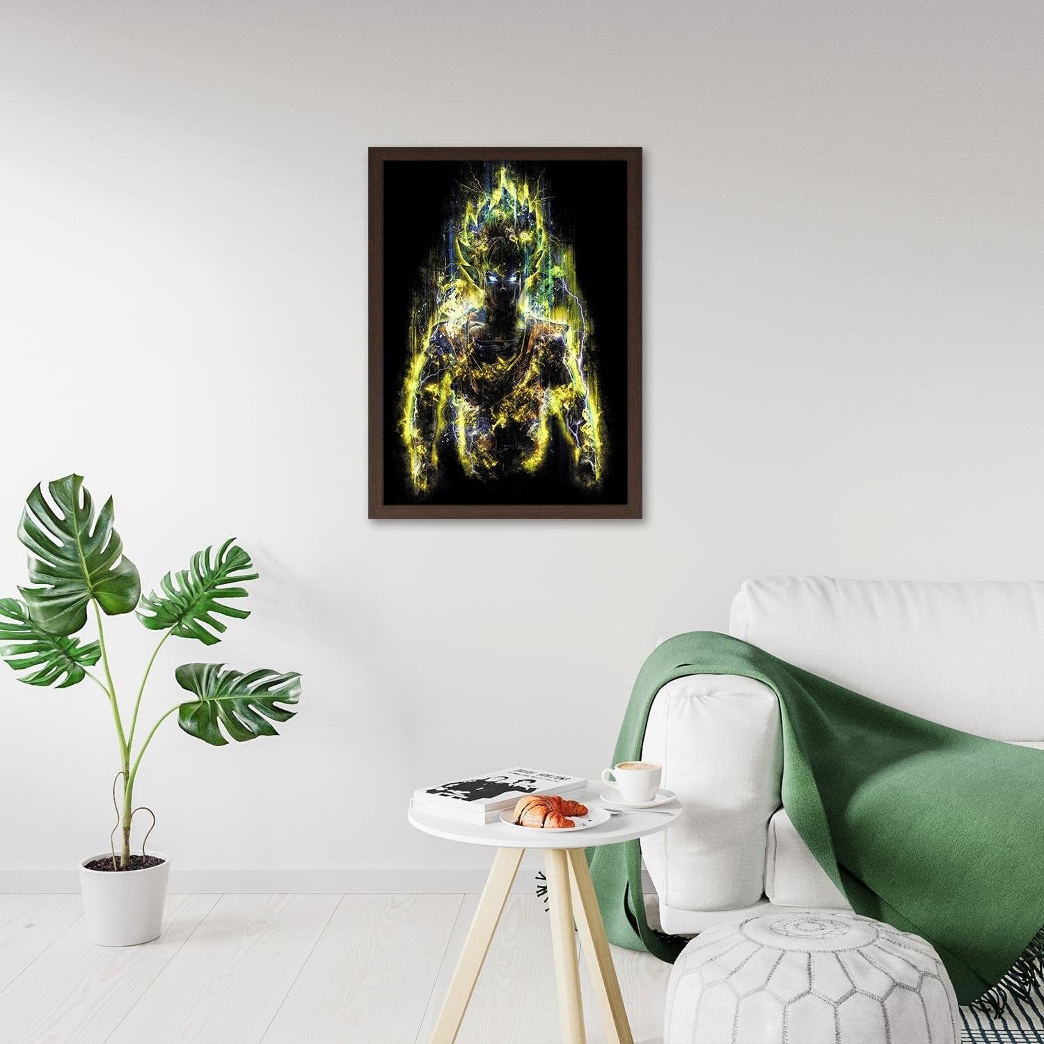 Glezna brūnā rāmī - Fantasy Anime Home Trends DECO