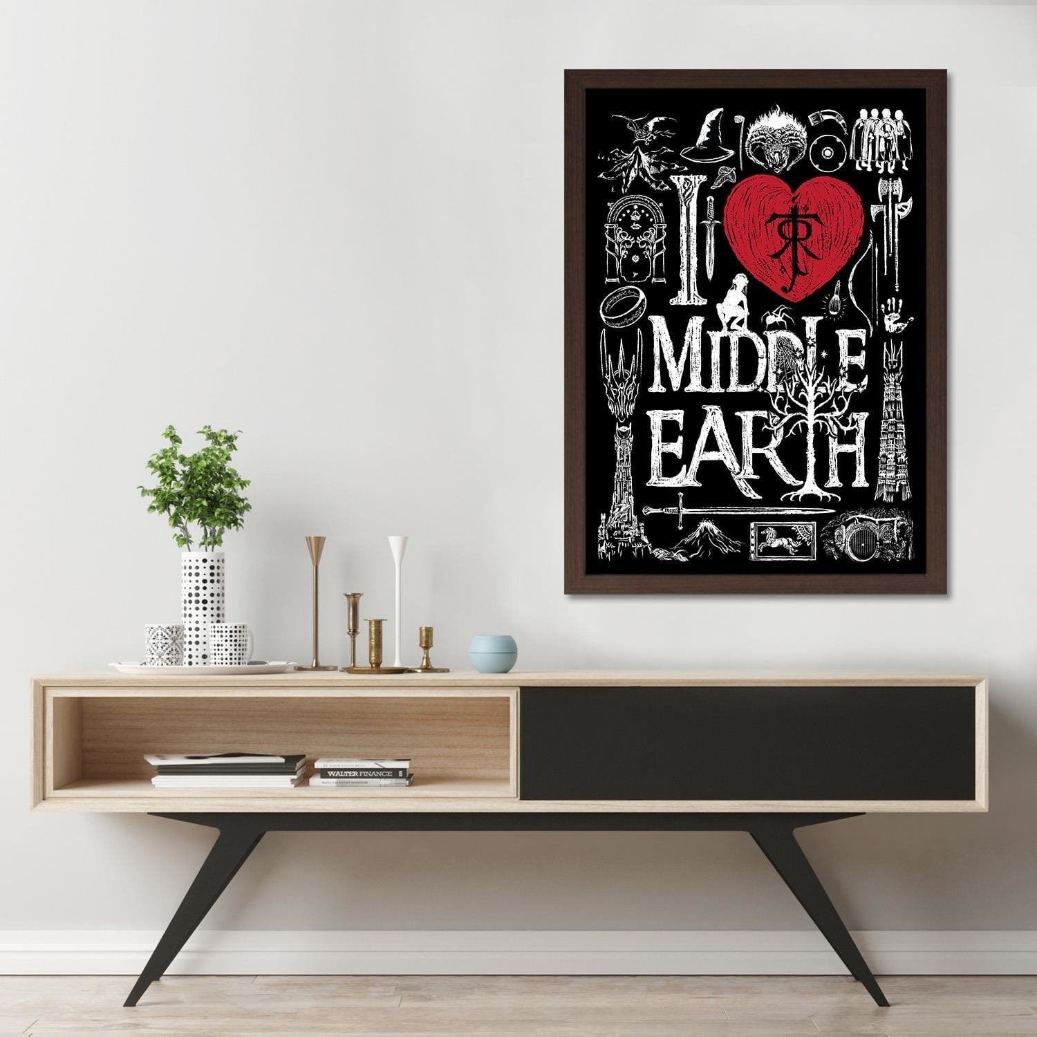 Glezna brūnā rāmī - Fantasy Home Trends DECO