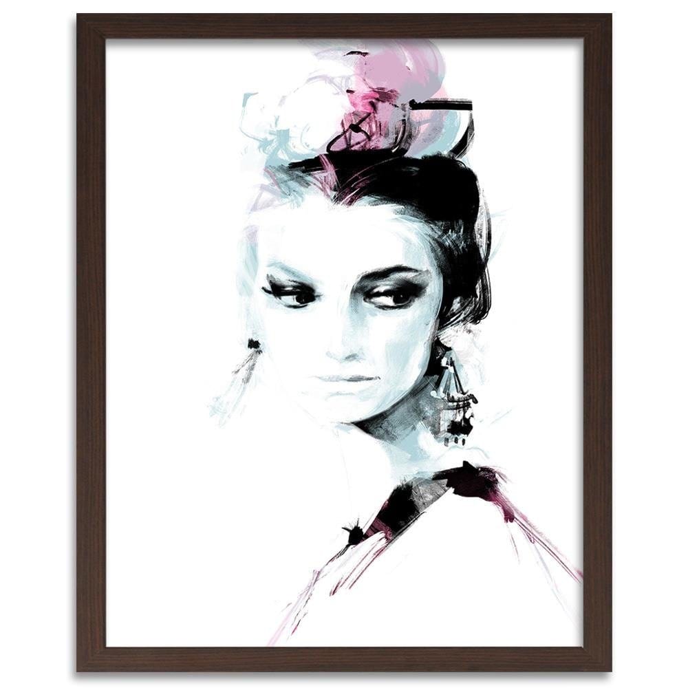 Glezna brūnā rāmī - Fashion Beauty Home Trends DECO