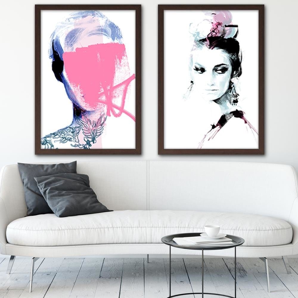 Glezna brūnā rāmī - Fashion Beauty Home Trends DECO
