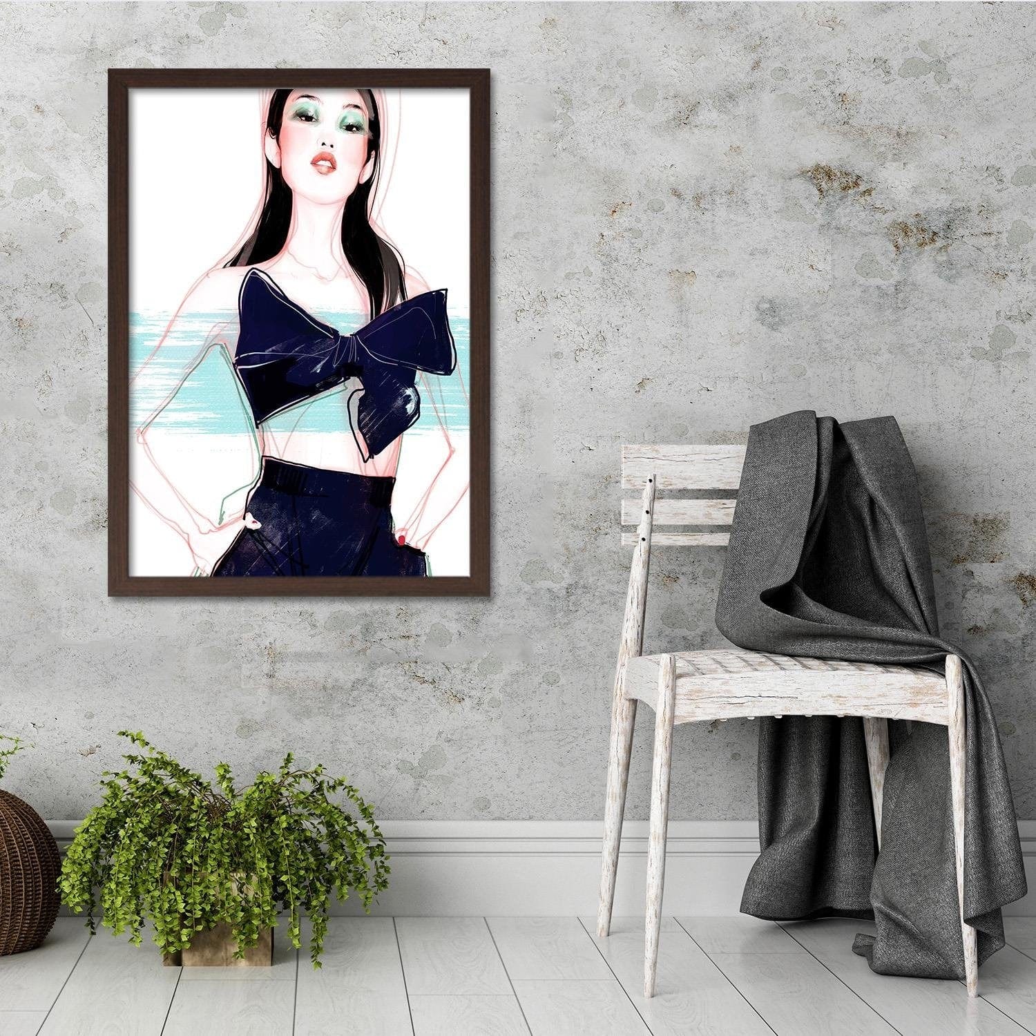 Glezna brūnā rāmī - Fashion Beauty Image Home Trends DECO