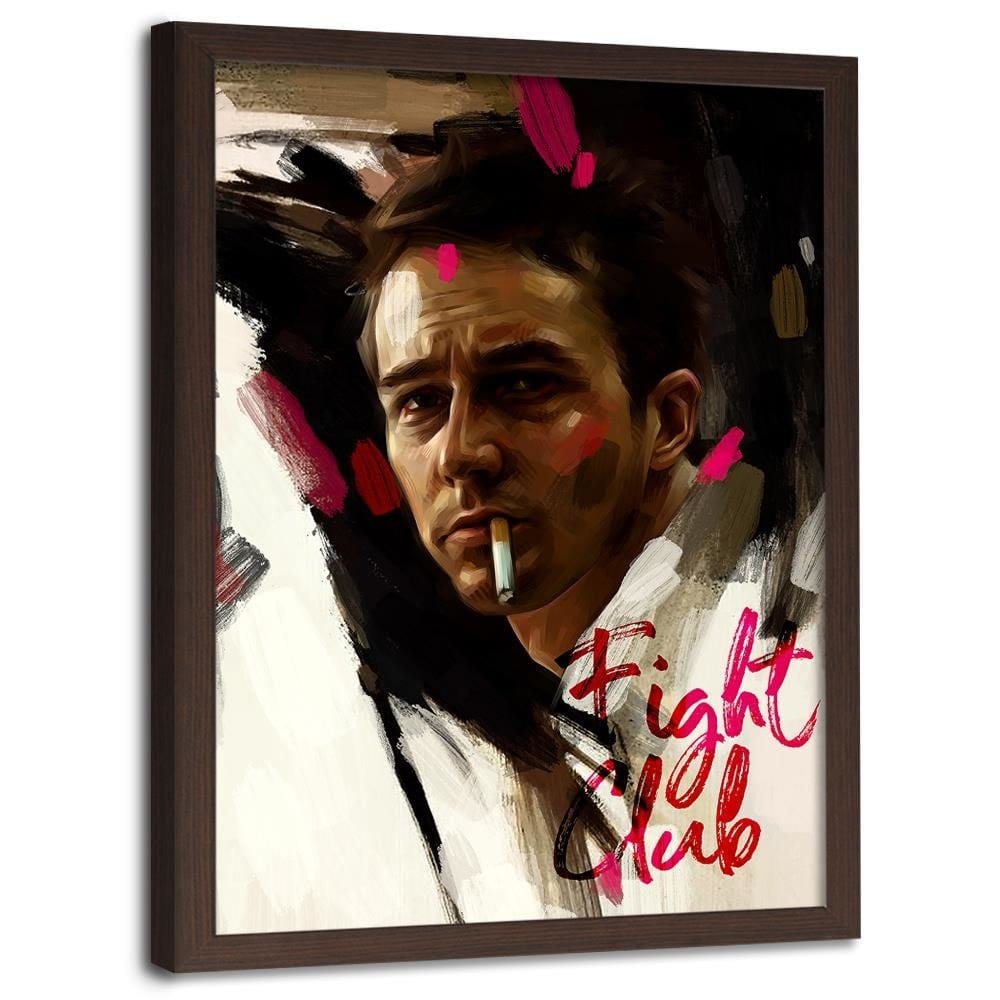 Glezna brūnā rāmī - Fight Club Home Trends DECO