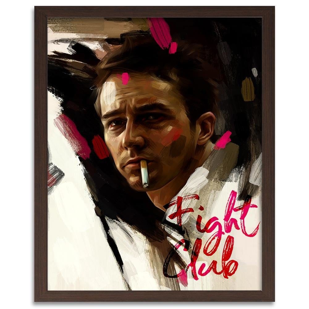 Glezna brūnā rāmī - Fight Club Home Trends DECO