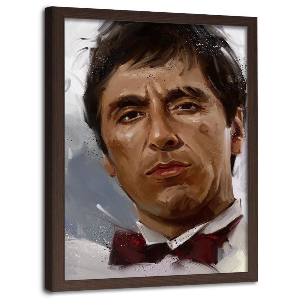 Glezna brūnā rāmī - Film Scarface Home Trends DECO