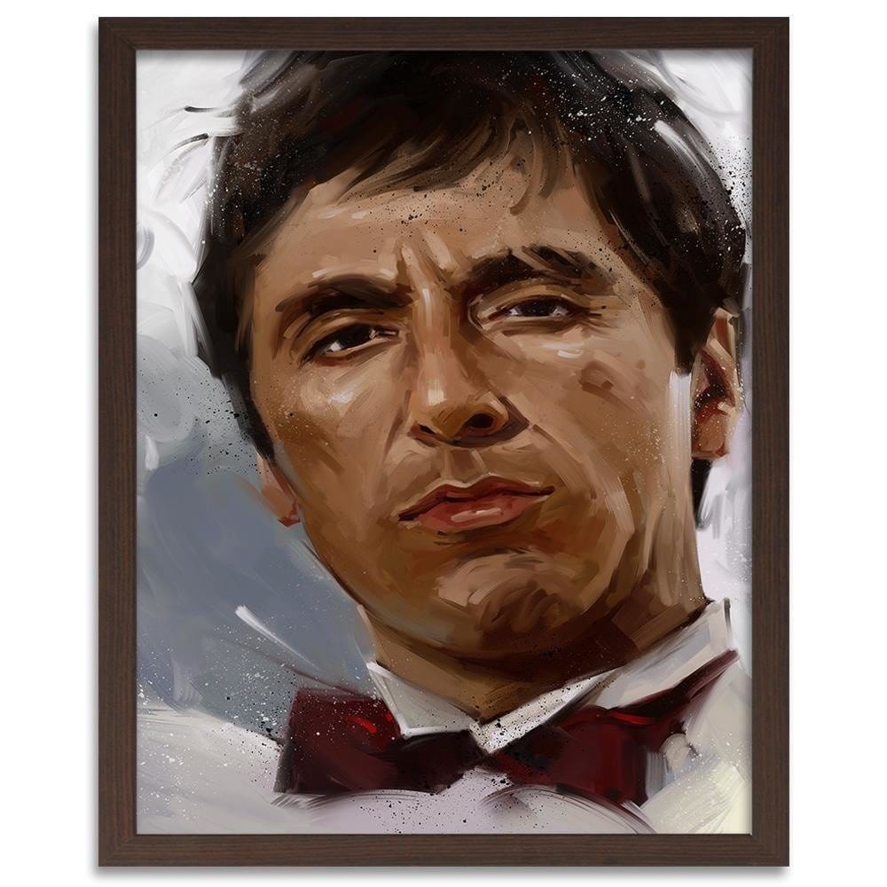 Glezna brūnā rāmī - Film Scarface Home Trends DECO