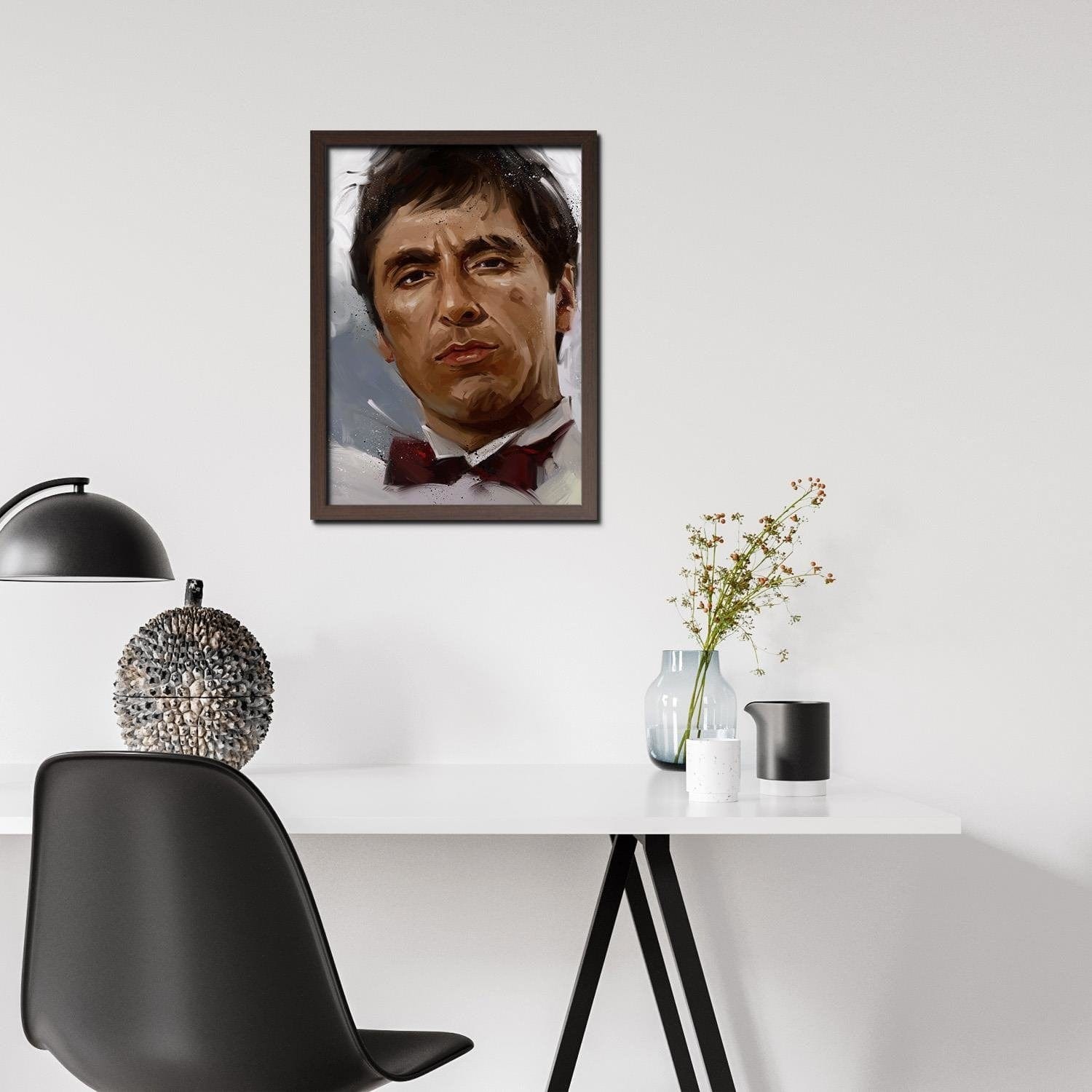 Glezna brūnā rāmī - Film Scarface Home Trends DECO