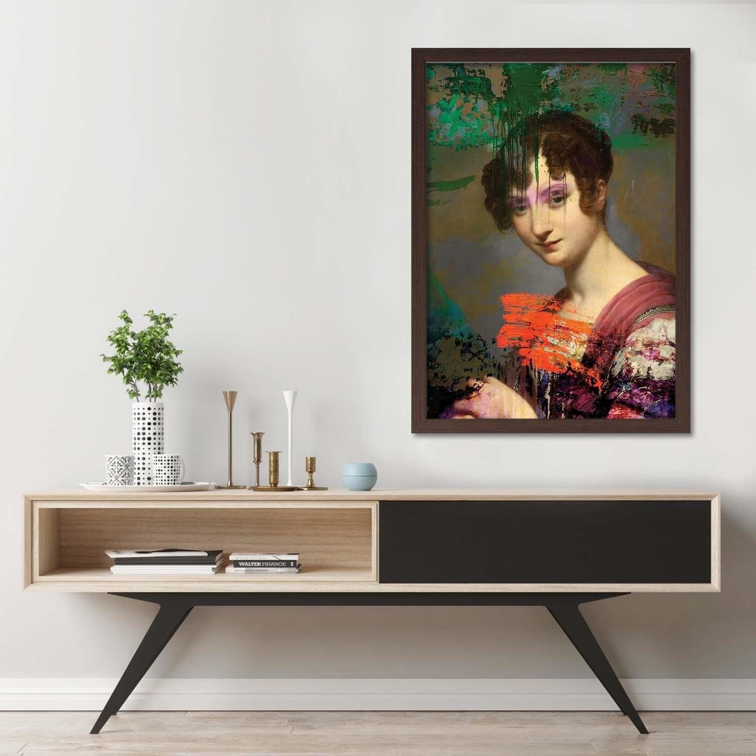 Glezna brūnā rāmī - For Loft Interior Home Trends DECO