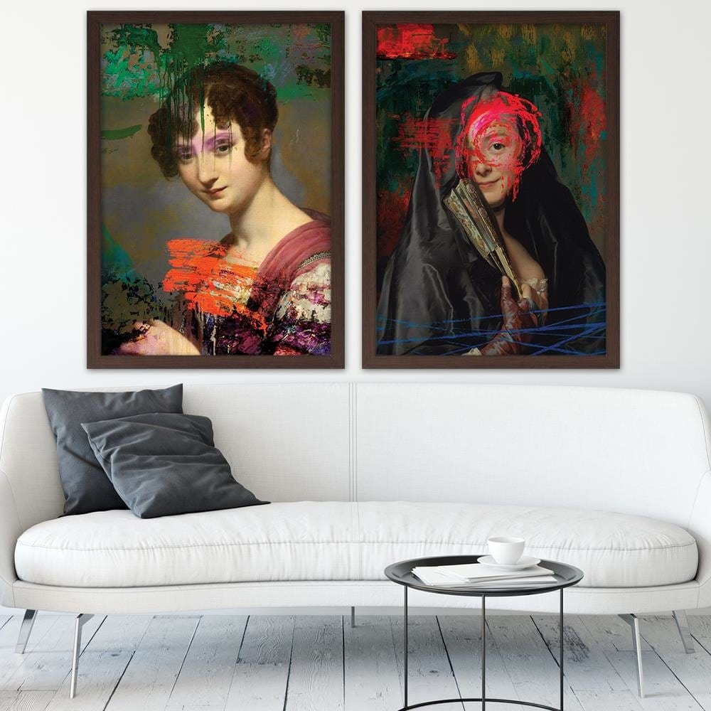 Glezna brūnā rāmī - For Loft Interior Home Trends DECO