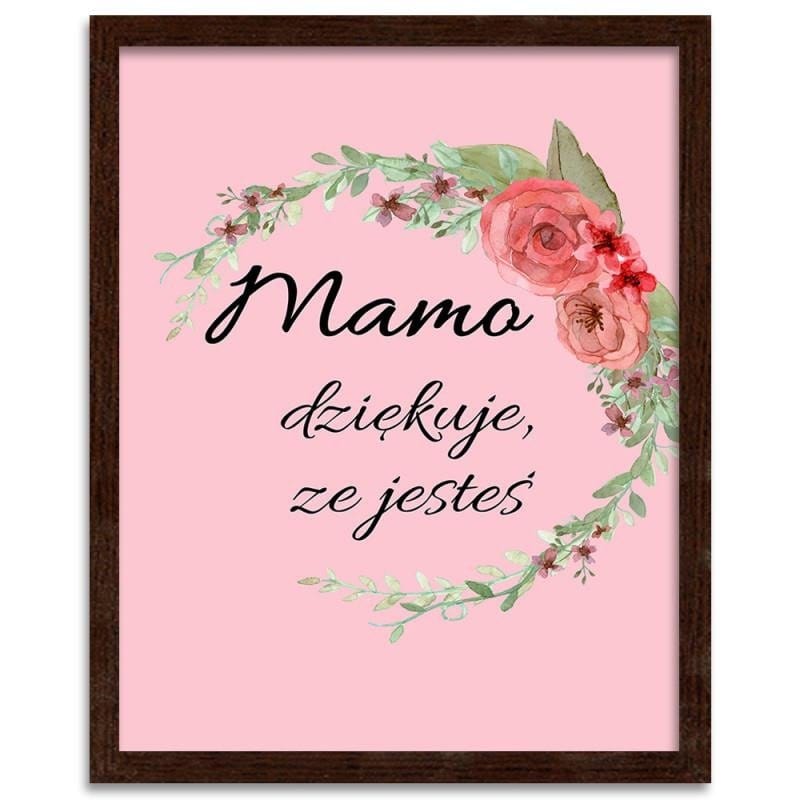 Glezna brūnā rāmī - For Mommy 2 Home Trends DECO