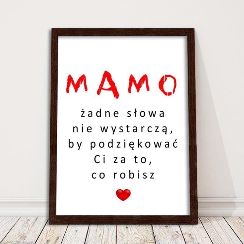 Glezna brūnā rāmī - For Mommy  Home Trends DECO
