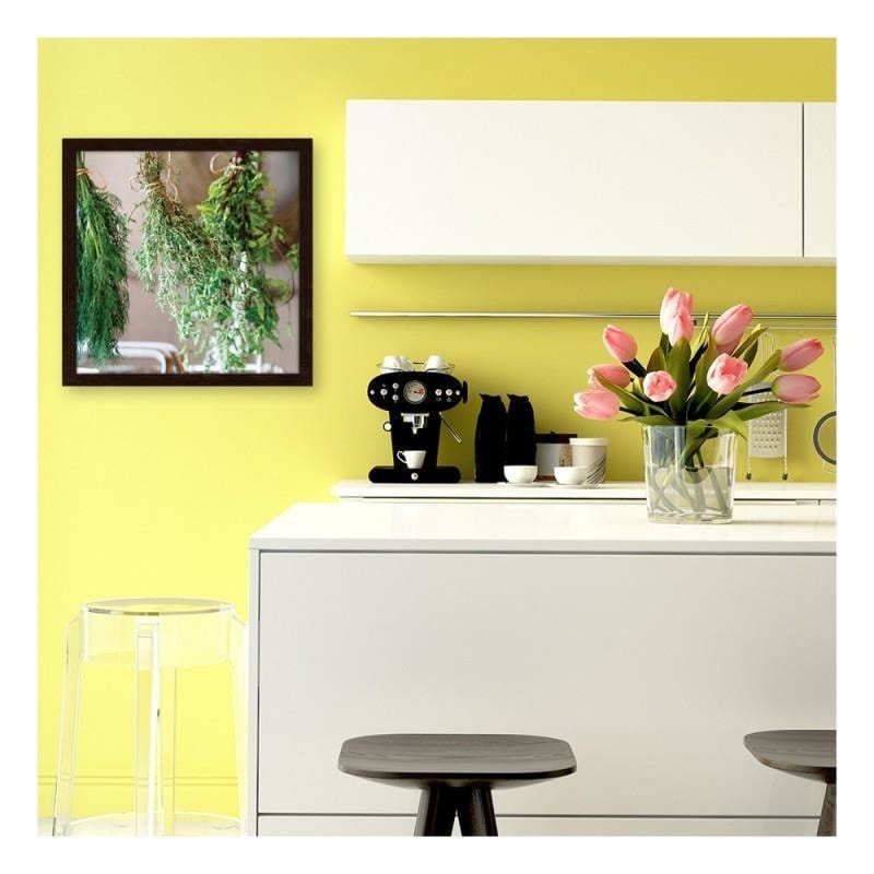 Glezna brūnā rāmī - Fresh herbs 2 Home Trends DECO