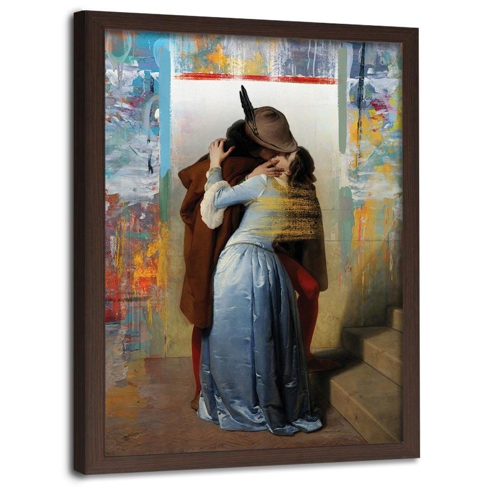 Glezna brūnā rāmī - Funny Art Parody Image Home Trends DECO