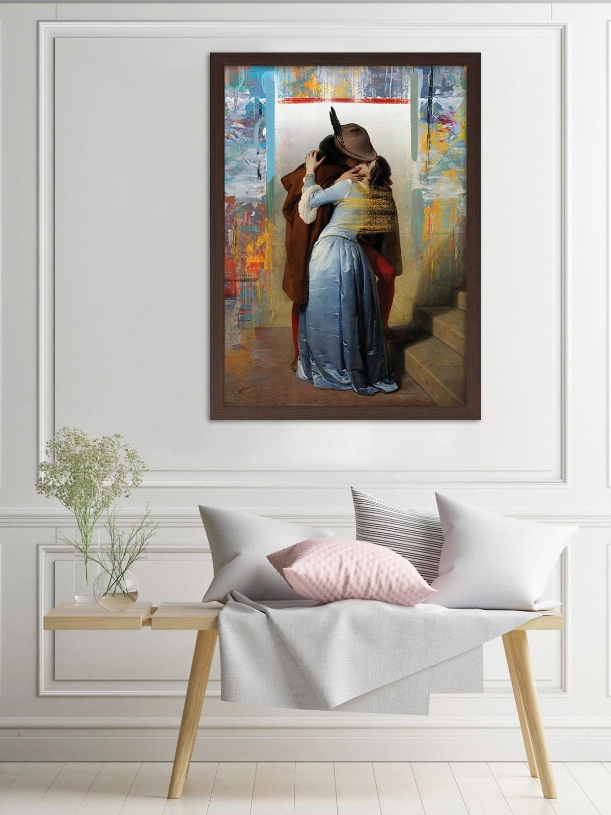 Glezna brūnā rāmī - Funny Art Parody Image Home Trends DECO