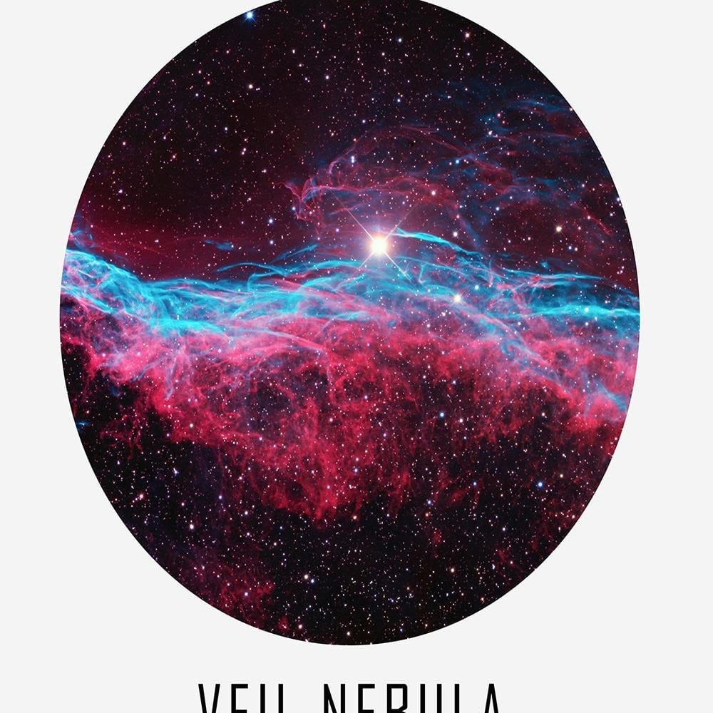 Glezna brūnā rāmī - Galactic Nebula Home Trends DECO