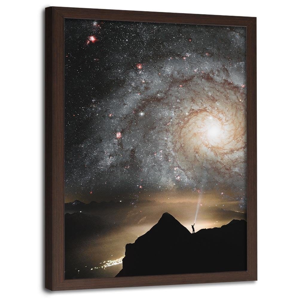 Glezna brūnā rāmī - Galaxy Home Trends DECO