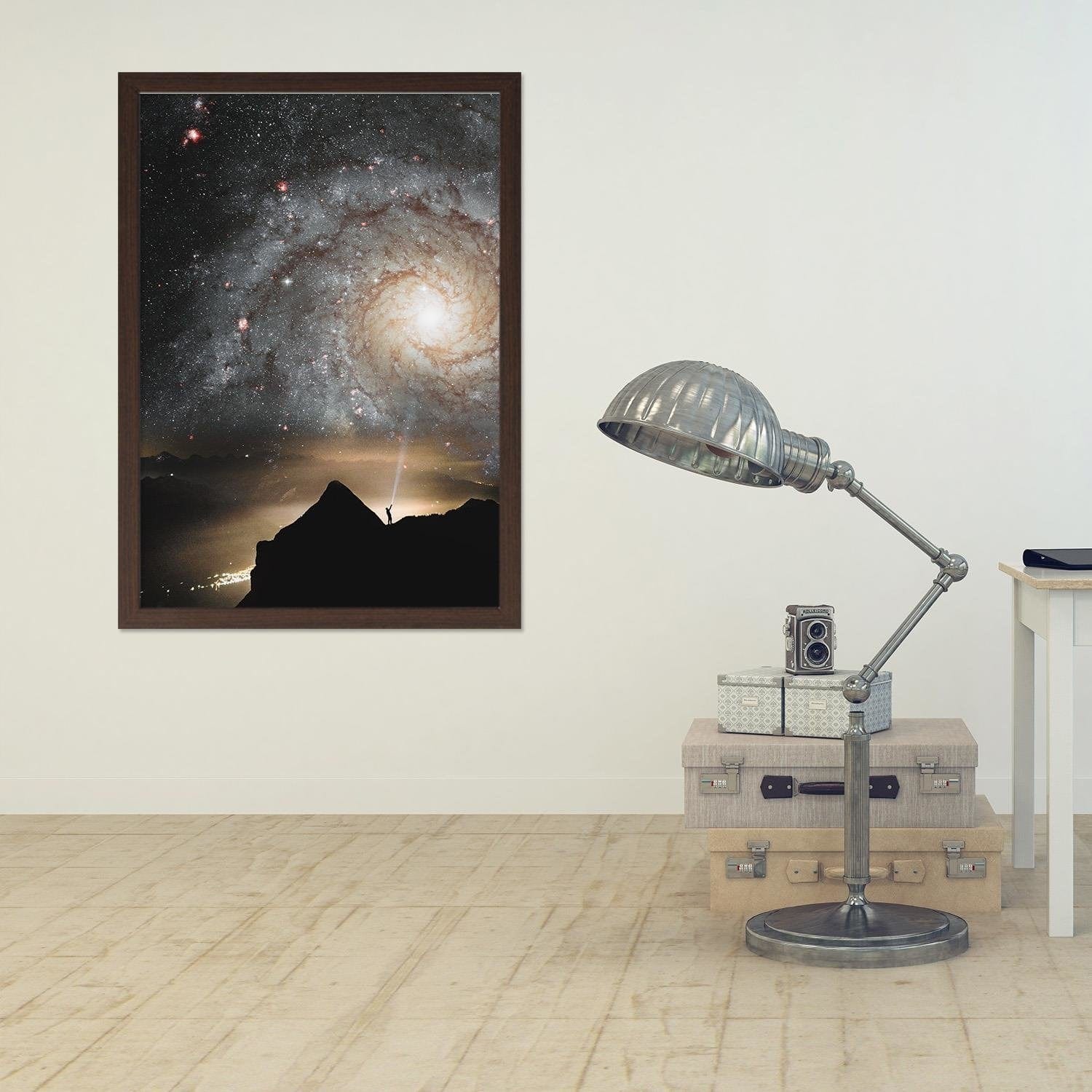 Glezna brūnā rāmī - Galaxy Home Trends DECO