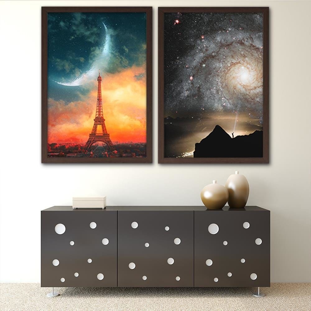 Glezna brūnā rāmī - Galaxy Home Trends DECO