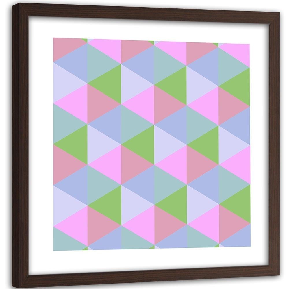 Glezna brūnā rāmī - Geometric Forms 2 Home Trends DECO