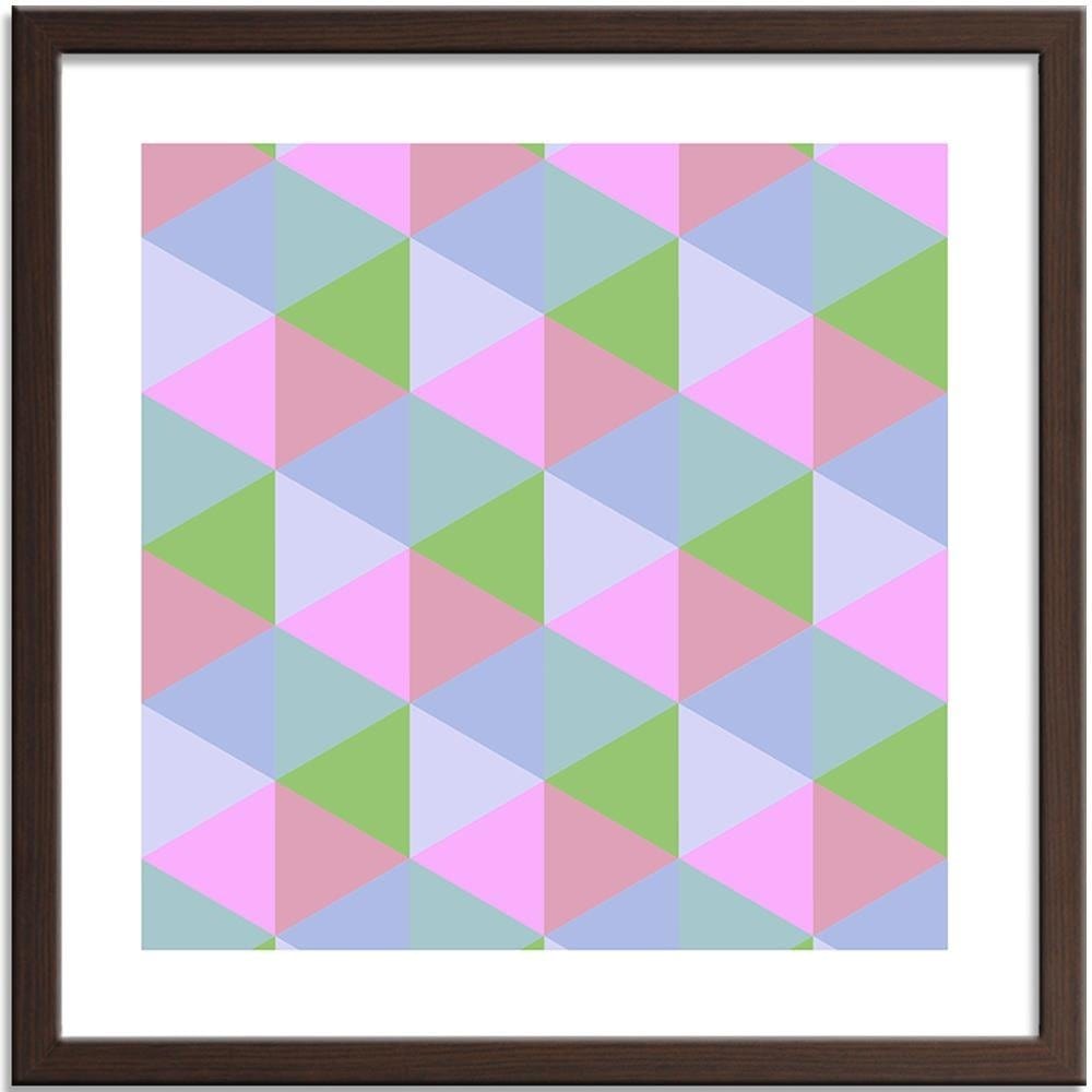 Glezna brūnā rāmī - Geometric Forms 2 Home Trends DECO