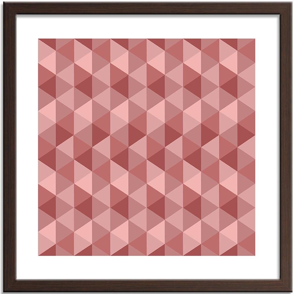 Glezna brūnā rāmī - Geometric Forms 3 Home Trends DECO