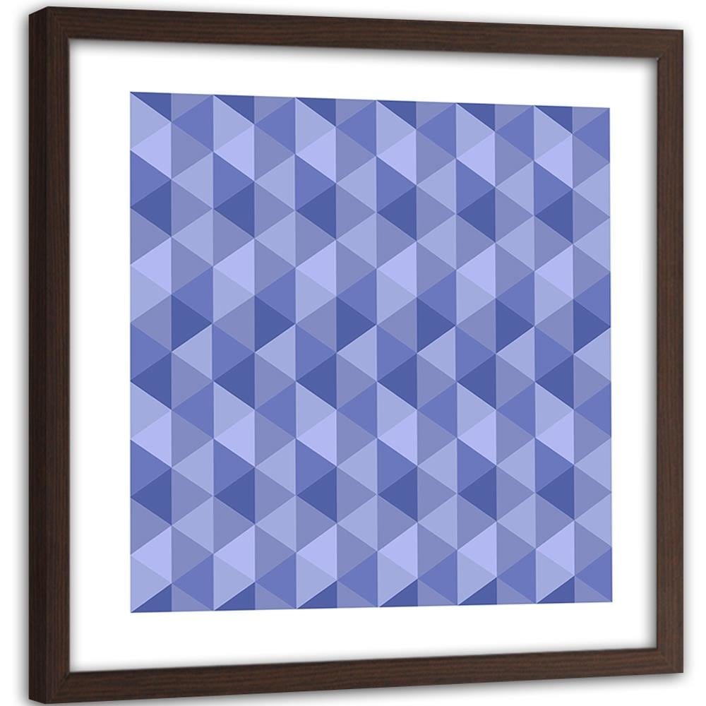 Glezna brūnā rāmī - Geometric Forms 5 Home Trends DECO