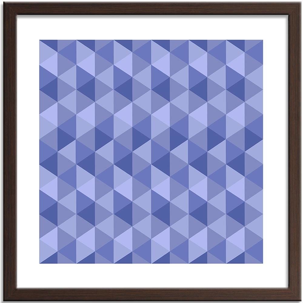 Glezna brūnā rāmī - Geometric Forms 5 Home Trends DECO