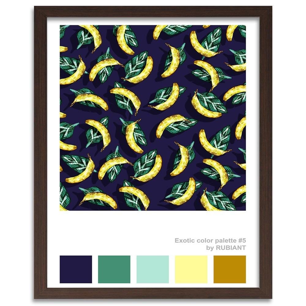 Glezna brūnā rāmī - Giclée Print Yellow Home Trends DECO