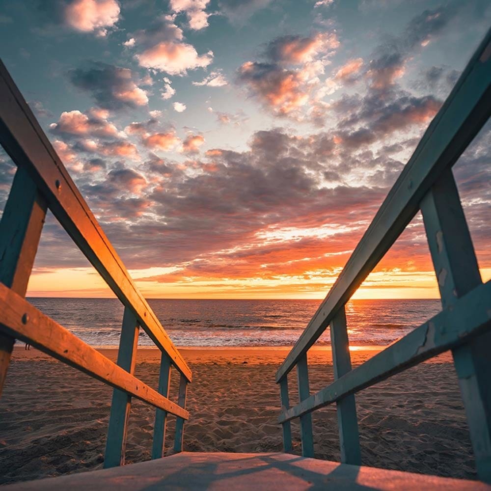 Glezna brūnā rāmī - Going To The Beach  Home Trends DECO