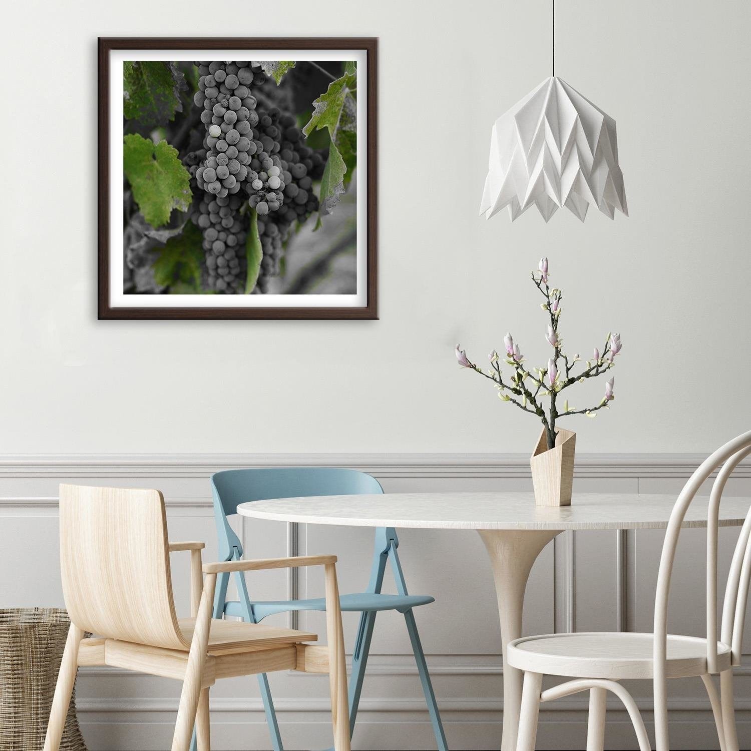 Glezna brūnā rāmī - Grapes 2 Home Trends DECO