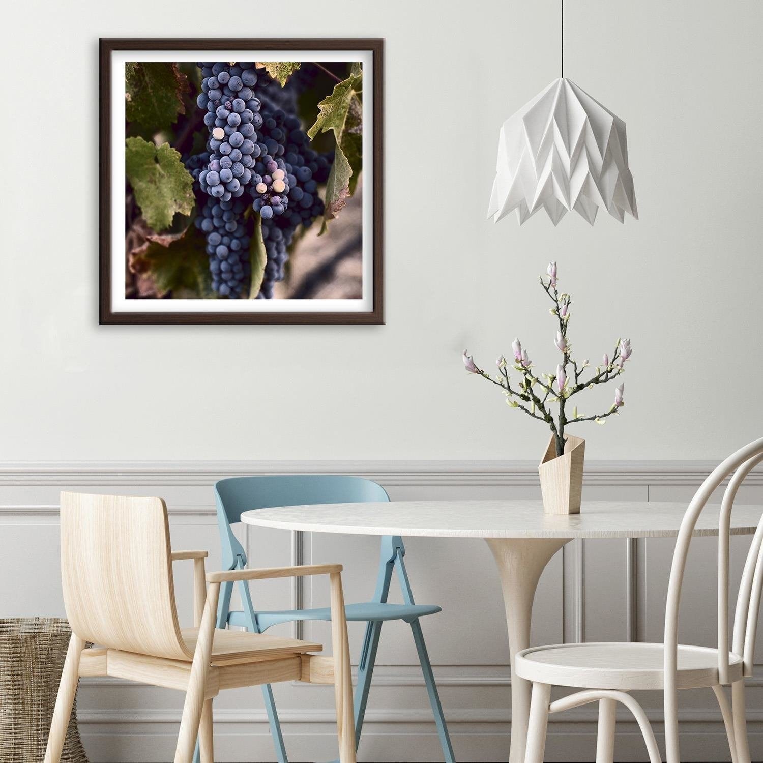 Glezna brūnā rāmī - Grapes Home Trends DECO