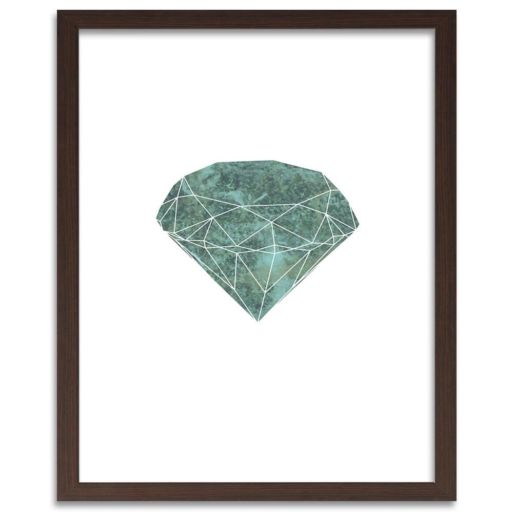Glezna brūnā rāmī - Green Diamond Home Trends DECO