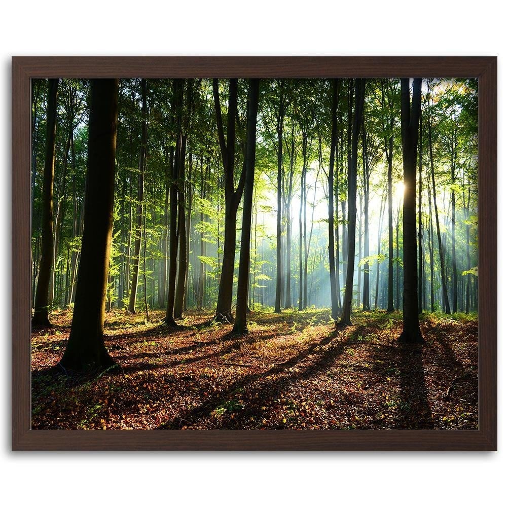 Glezna brūnā rāmī - Green Forest Home Trends DECO