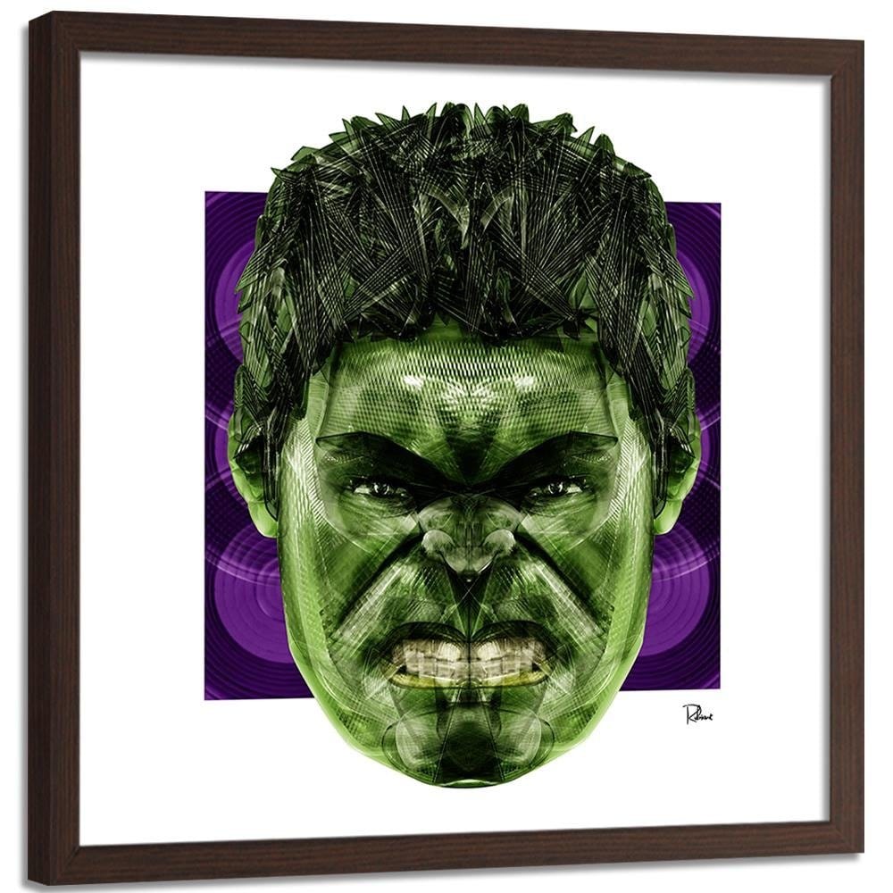 Glezna brūnā rāmī - Green Giant Home Trends DECO