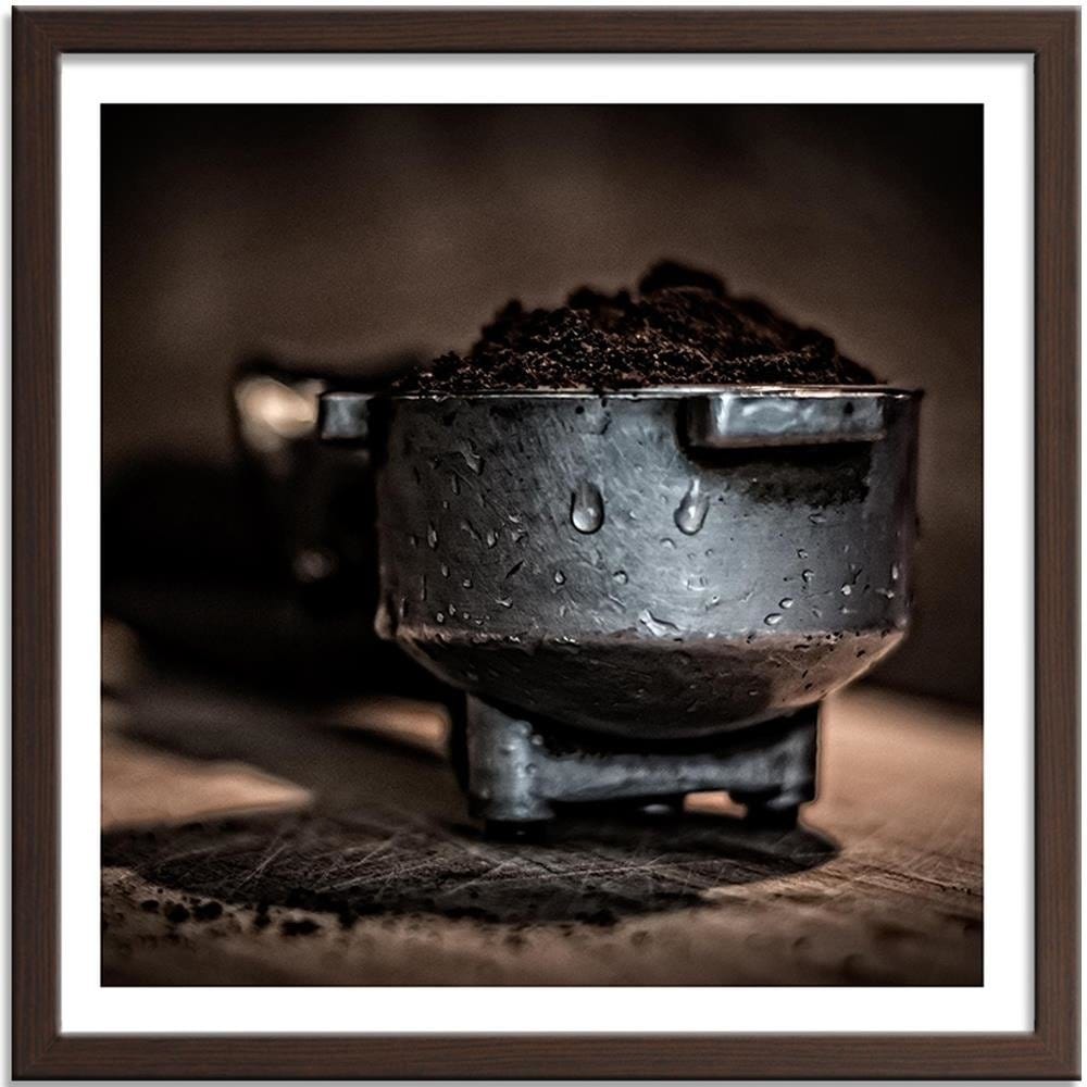 Glezna brūnā rāmī - Ground Coffee Home Trends DECO