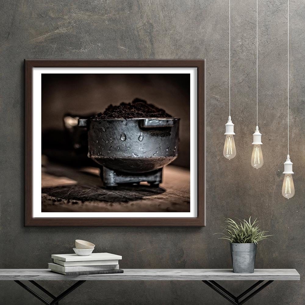 Glezna brūnā rāmī - Ground Coffee Home Trends DECO