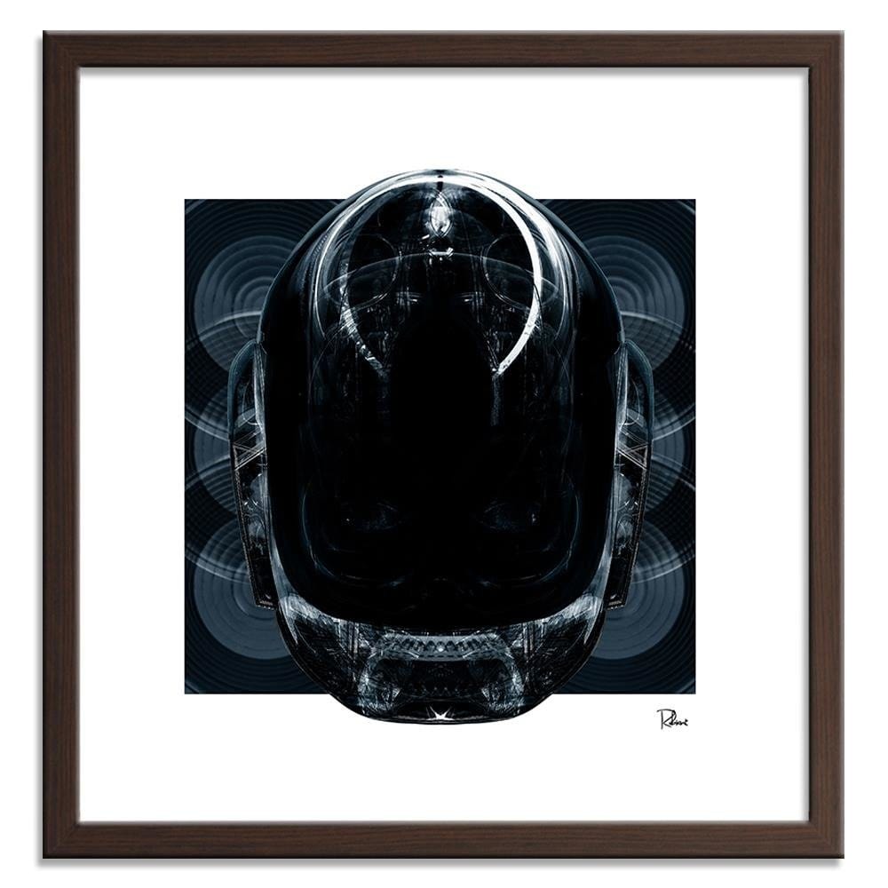 Glezna brūnā rāmī - Helmet Electro Home Trends DECO