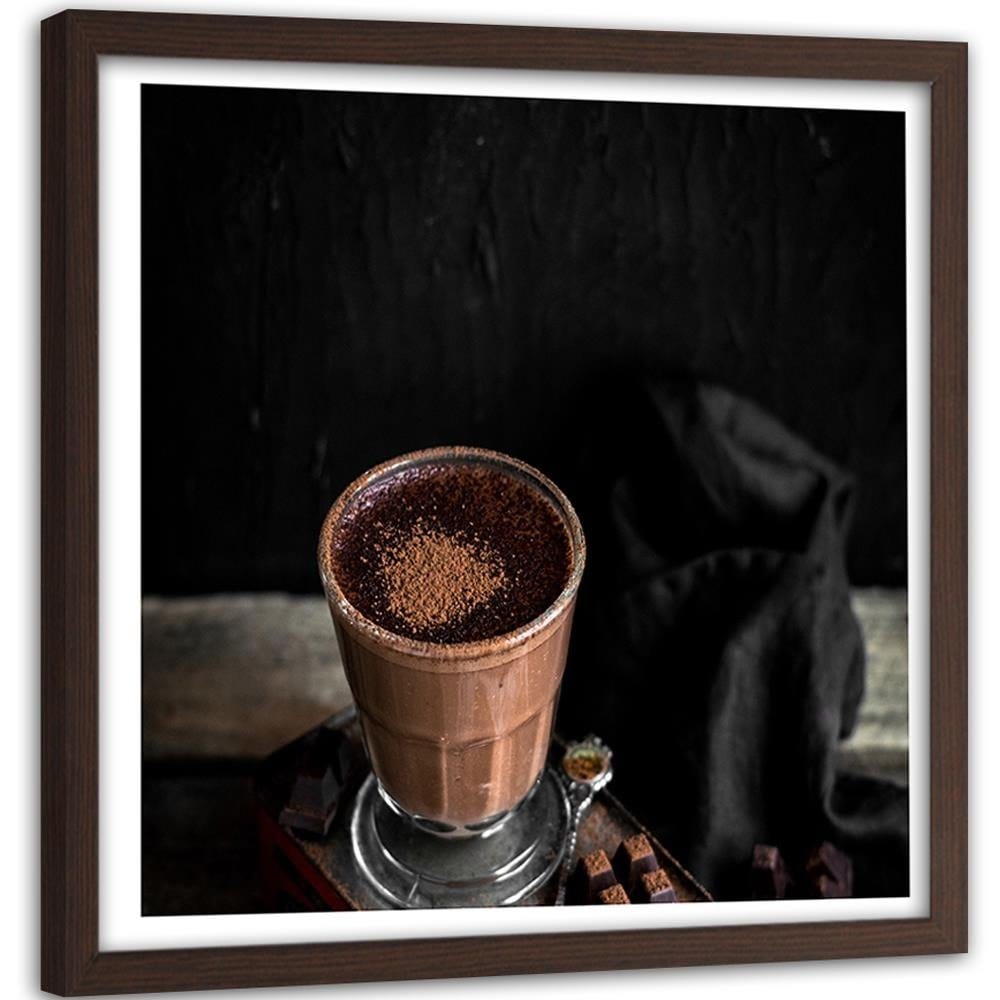 Glezna brūnā rāmī - Hot Chocolate Home Trends DECO