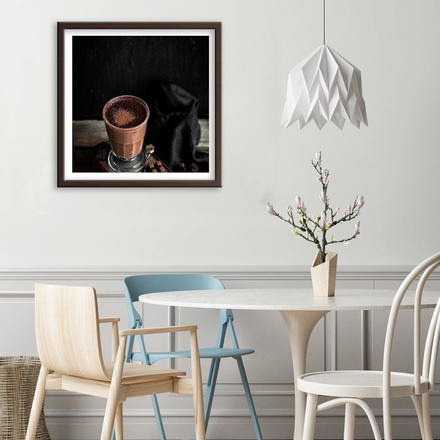 Glezna brūnā rāmī - Hot Chocolate Home Trends DECO