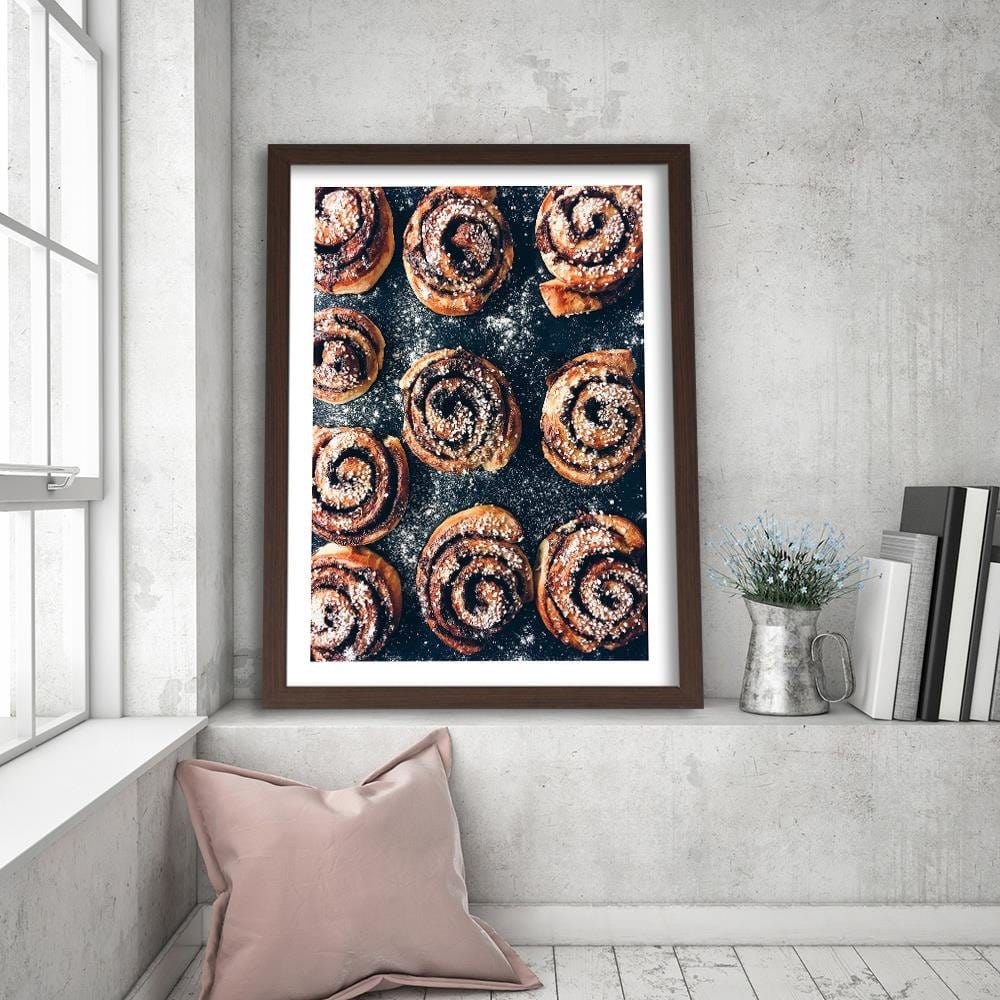 Glezna brūnā rāmī - Hot Sweets Home Trends DECO