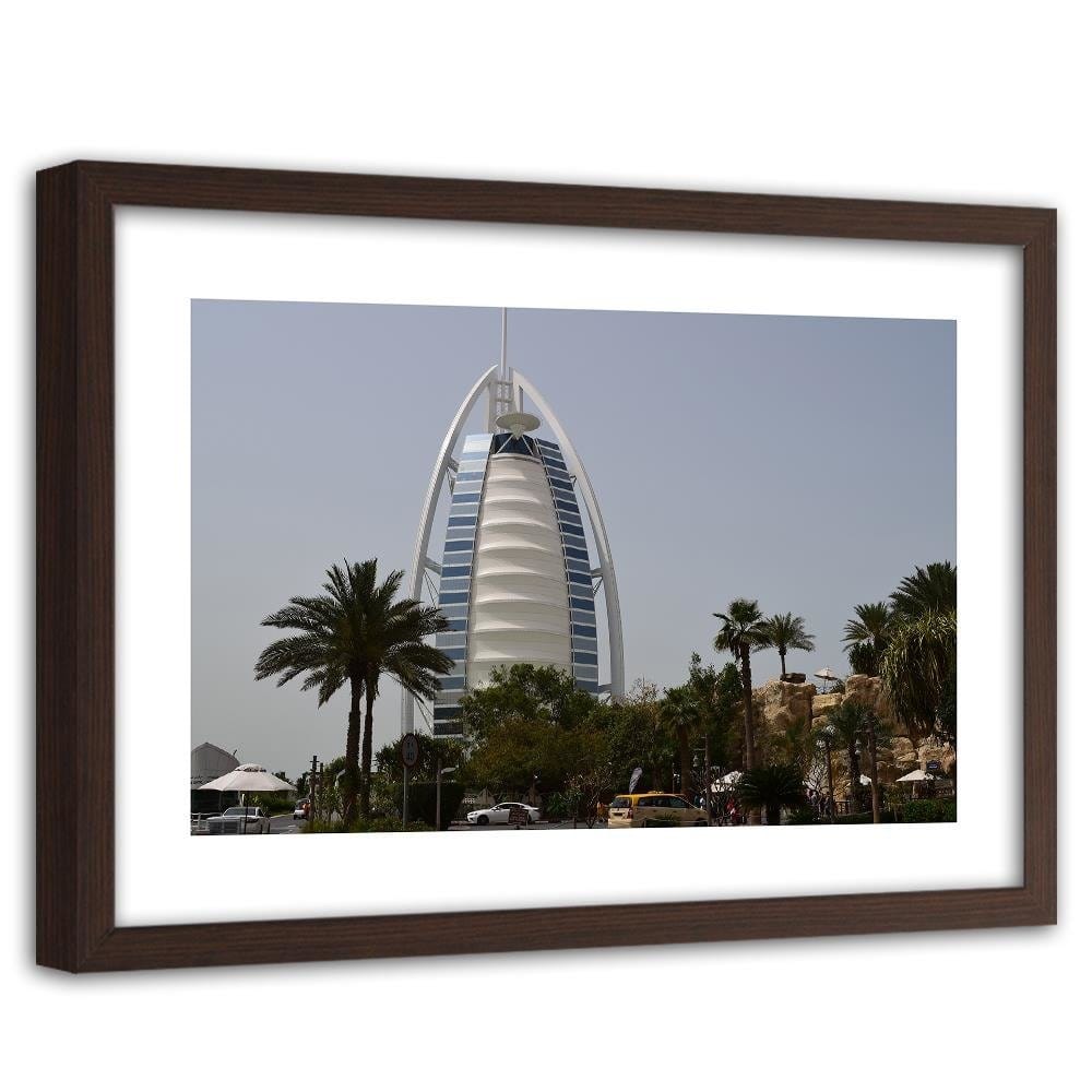 Glezna brūnā rāmī - Hotel In Dubai Home Trends DECO