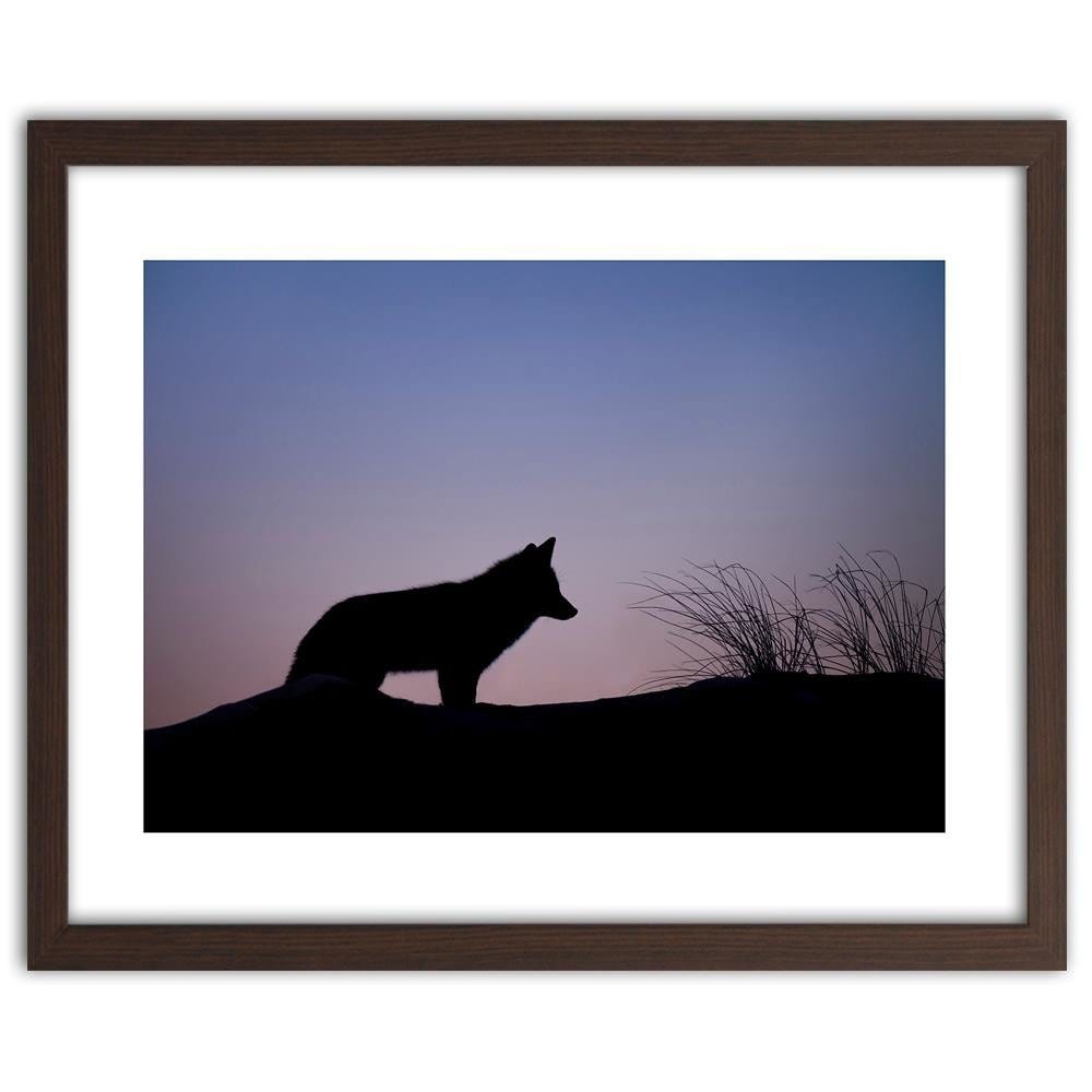 Glezna brūnā rāmī - Hunt At Dawn Home Trends DECO