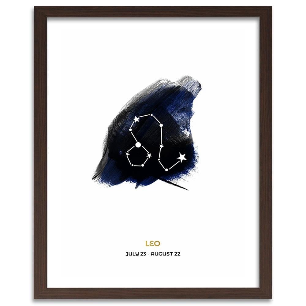 Glezna brūnā rāmī - Le Zodiac Sign Home Trends DECO
